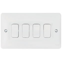 HAGER 4GANG 2WAY SWITCH