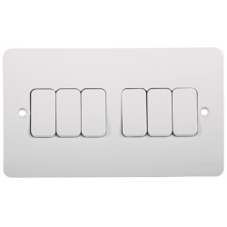 HAGER 6GANG 2WAY SWITCH